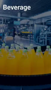 Beverage industry — bottling line