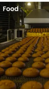 Food industry — bakery production line